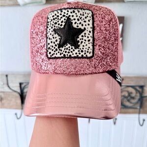 Vintage Pink Mesh Cap